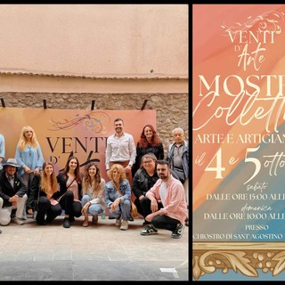 Due giornate dedicate all’arte e all’artigianato, a Ventimiglia mostra collettiva di Venti d'Arte (Foto)