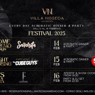 Il Festival a Villa Noseda: una settimana di 'Dinner Show' e party imperdibili con special guest e ospiti internazionali