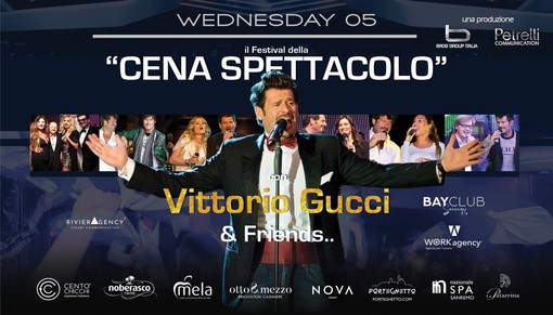 #Sanremo2020: questa sera 'Cena spettacolo' con Vittorio Gucci al Victory per una notte straordinaria con il Festival