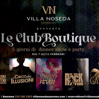 Gli eventi di Villa Noseda durante la settimana del Festival di Sanremo, ogni sera un appuntamento speciale Gli eventi di Villa Noseda durante la settimana del Festival di Sanremo, ogni sera un appuntamento speciale