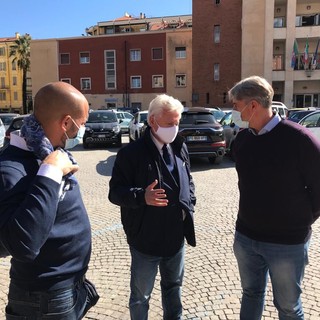 Visita del responsabile infrastrutture del Pd Marco Simiani ieri a Ventimiglia e in Val Roya (Foto)