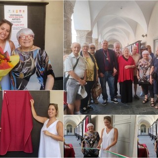 'Ventimiglia vista dai suoi artisti', riproduzioni di opere pittoriche in esposizione a Sant'Agostino (Foto e video)