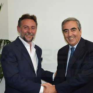 Bordighera: il Senatore Maurizio Gasparri oggi in città per sostenere la candidatura di Giacomo Pallanca (Foto e Video)