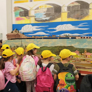 Le scuole della provincia in visita al  Museo Nazionale Trasporti/D.L.F. nella Stazione di Taggia-Arma