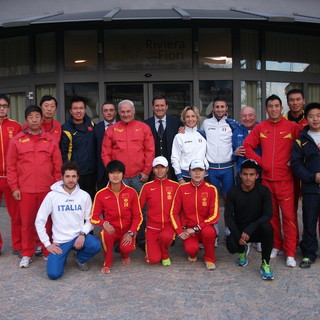 Visita del Presidente di Area 24 Argirò alle Nazionali di Marcia che si allenano sulla Ciclabile Visita del Presidente di Area 24 Argirò alle Nazionali di Marcia che si allenano sulla Ciclabile