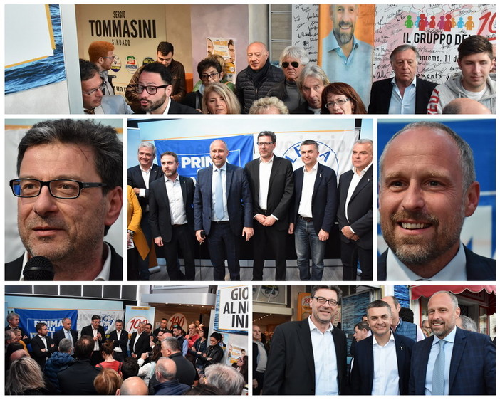 Visita del Sottosegretario Giorgetti a Sanremo e Ventimiglia "Qui per aiutare chi vuol rendere le città più belle e sicure" (Foto e Video) Visita del Sottosegretario Giorgetti a Sanremo e Ventimiglia "Qui per aiutare chi vuol rendere le città più belle e sicure" (Foto e Video)