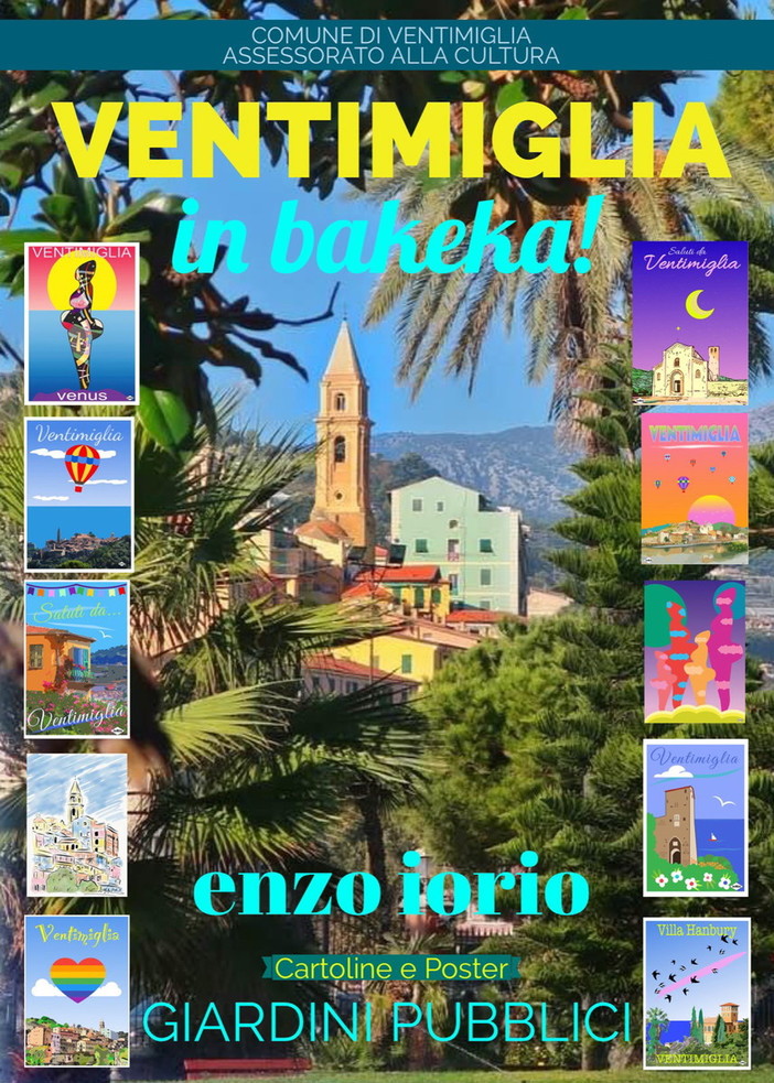 Ventimiglia: le grafiche di Enzo Iorio in mostra ai Giardini Pubblici 'Tommaso Reggio'