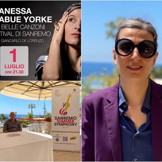 L’Orchestra Sinfonica di Sanremo porta in scena i grandi successi del Festival: questa sera all’auditorium ‘Alfano’ il concerto con Vanessa Tagliabue Yorke (Video)