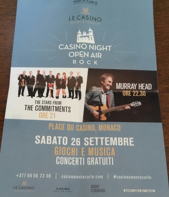 Sanremo: pubblicità delle manifestazioni del Casinò di MonteCarlo in pieno centro, la protesta di Alessandro Il Grande