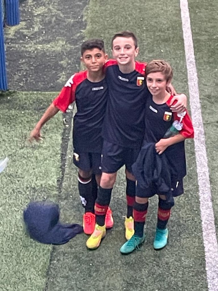 Allenamento con il Genoa per tre 2012 della Polisportiva Vallecrosia Academy (Foto)