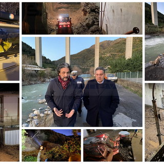 Sopralluogo del Governatore a Taggia e Badalucco, Toti conferma di aver attivato lo stato di emergenza (Foto e Video)