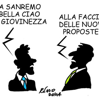 La vignetta di Tiziano Riverso sulla presentazione del Festival