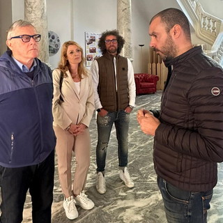 Elezioni Sanremo: Gianni Rolando in visita all’Istituto Regionale per la Floricoltura