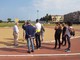 La visita di Claudio Scajola al campo del Prino La visita di Claudio Scajola al campo del Prino