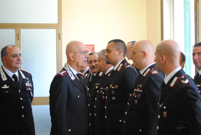 Imperia: visita del Generale Gualdi al Comando Provinciale