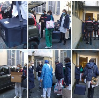 Pieve di Teco: arrivate le dosi di vaccino Pfizer alla Rsa 'Borelli', la direzione "Un momento importante per fermare la pandemia" (Foto e Video)