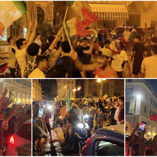 L'Italia vola in finale agli Europei, esplode la gioia dei tifosi a Sanremo e Imperia (foto e video)