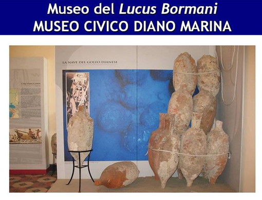 Domattina alle 10 al Marm di Diano Marina visita guidata alla sezione archeologica del museo civico