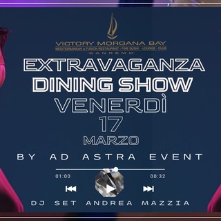 Il 17 marzo al Victory Morgana Bay 'Extravaganza Dining Show'