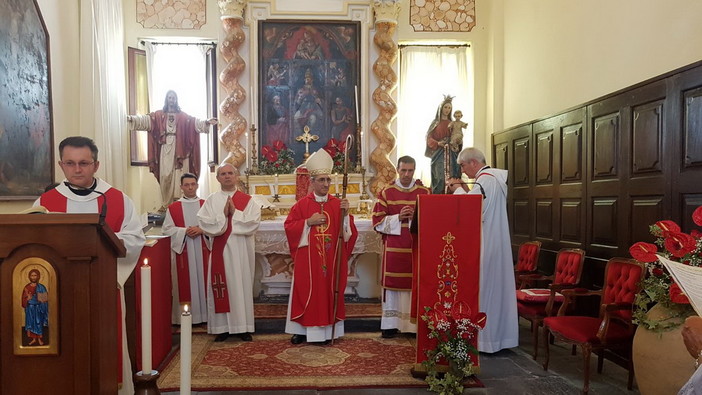 Per la prima volta il Vescovo della Diocesi di Imperia-Albenga Mons. Borghetti a Borgomaro