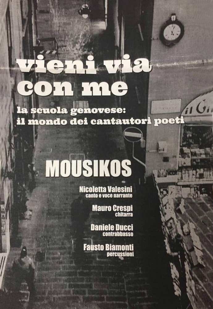 Bordighera: domani sera alla chiesa Anglicana il concerto “Vieni via con me, la scuola genovese: il mondo dei cantautori poeti” Bordighera: domani sera alla chiesa Anglicana il concerto “Vieni via con me, la scuola genovese: il mondo dei cantautori poeti”
