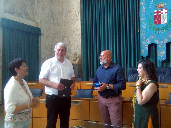 Imperia: visita in Comune per la delegazione norvegese in città per la 'Festa di San Giovanni - Ineja 2016' Imperia: visita in Comune per la delegazione norvegese in città per la 'Festa di San Giovanni - Ineja 2016'