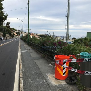 Il 'Velo Ok' distrutto in corso Marconi