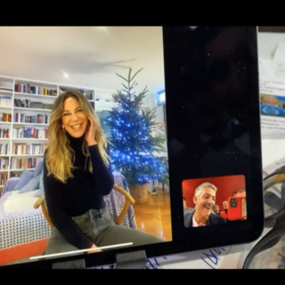 Il collegamento con Francesca Fagnani durante 'Viva Rai2'