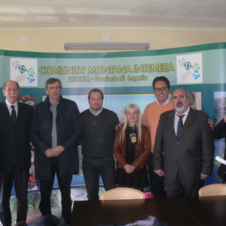 Visita del Presidente della Regione Claudio Burlando a Dolceacqua ed Apricale