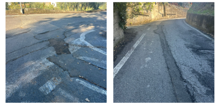 Via Turistica e traversa Quinta, 'SìAmo Camporosso': "Strade dissestate e pericolose, servono interventi urgenti" (Foto) Via Turistica e traversa Quinta, 'SìAmo Camporosso': "Strade dissestate e pericolose, servono interventi urgenti" (Foto)