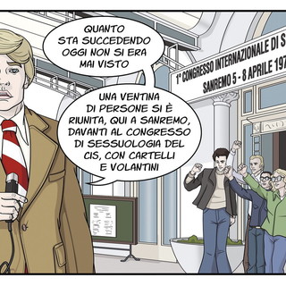 Il primo gay pride italiano a Sanremo nelle tavole vincitrici del premio 'Una lettura tra le nuvole'