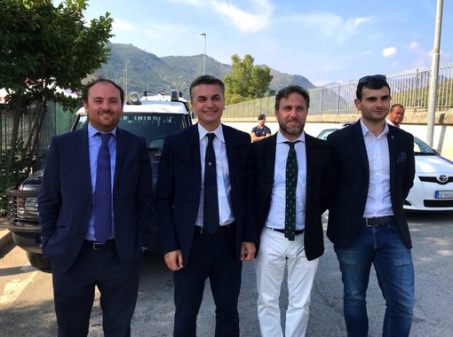 La delegazione della Lega Nord in visita al Parco Roja La delegazione della Lega Nord in visita al Parco Roja