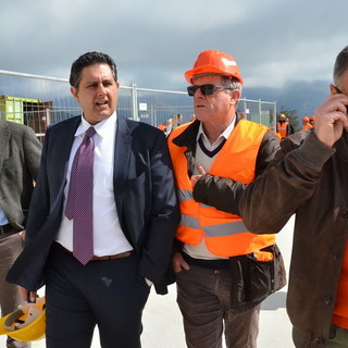 Visita del presidente della Regione Toti al 'Lotto 6': "Questo è un sito che ci porta verso il futuro" (Le interviste video)