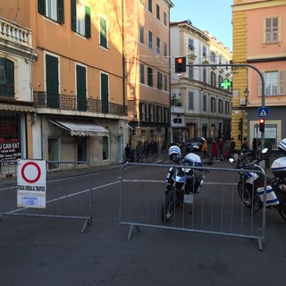 La chiusura di via Feraldi