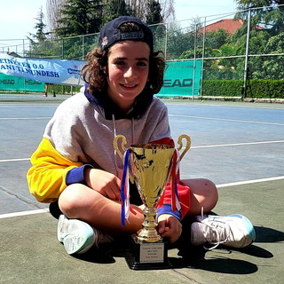 Tennis: vittoria di Vincenzo Curinga nel torneo del Tennis Europe Junior Tour