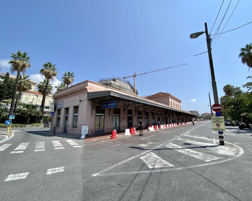 La vecchia stazione ferroviaria di Sanremo La vecchia stazione ferroviaria di Sanremo