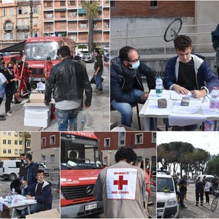 Le immagini da Ventimiglia