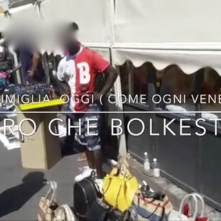 Ventimiglia: mercato del venerdì invaso dai venditori abusivi, il video di un nostro lettore