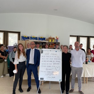 Sanremo, gli studenti dell'Horizon College in visita alla Residenza Anni Azzurri B. Franchiolo