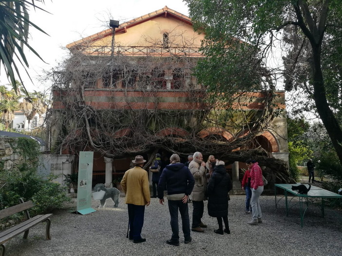 Bordighera: sabato scorso la delegazione Fai di Albenga-Alassio  in visita al Museo Bicknell
