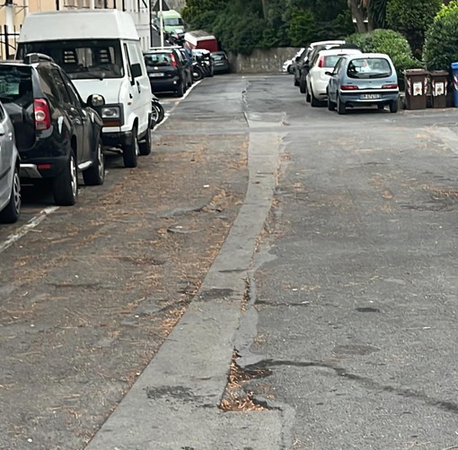 Sanremo: secondo tratto di via Margotti disastrato, interpellanza del consigliere Luca Lombardi Sanremo: secondo tratto di via Margotti disastrato, interpellanza del consigliere Luca Lombardi