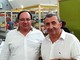 L'attore chef Vito in visita al mercato annonario di Sanremo