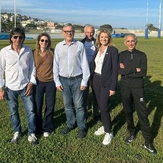 Elezioni Sanremo, Gianni Rolando in visita al Polo sportivo di Pian di Poma Elezioni Sanremo, Gianni Rolando in visita al Polo sportivo di Pian di Poma