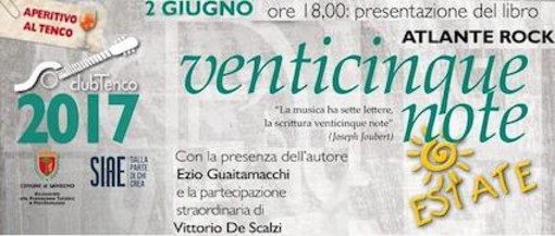 Sanremo: Venticinque note Estate, venerdì nella sede del Club Tenco incontro con lo  scrittore Ezio Guaitamacchi