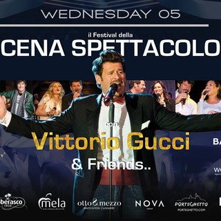 #Sanremo2020: questa sera 'Cena spettacolo' con Vittorio Gucci al Victory per una notte straordinaria con il Festival