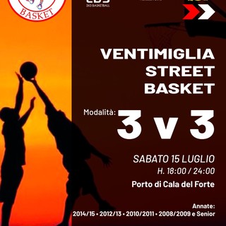 Sabato torna Ventimiglia Street Basket: cambio di location e grande attesa