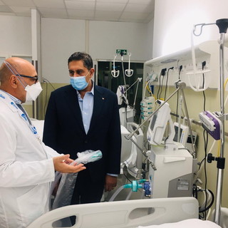 Presentata con il presidente della Regione la nuova sala di rianimazione dell’ospedale Borea di Sanremo