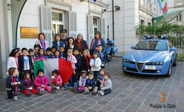 Sanremo: visita della Scuola dell'Infanzia 'Santa Marta' in Commissariato