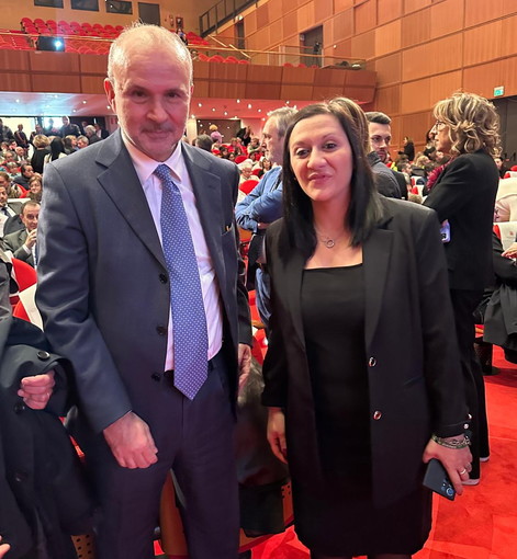 Veronica Russo con il Ministro Schillaci a Genova per la celebrazione dei 100 anni del San Martino Veronica Russo con il Ministro Schillaci a Genova per la celebrazione dei 100 anni del San Martino