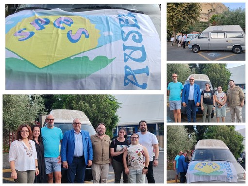 Vallecrosia al Mare dona un mezzo per il trasporto dei disabili alla Spes di Ventimiglia (Foto e video) Vallecrosia al Mare dona un mezzo per il trasporto dei disabili alla Spes di Ventimiglia (Foto e video)